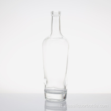 75CL trasparente bottiglia di vetro di brandy